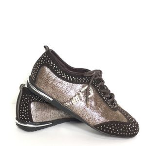 Bolaro Sneakers Women’s Brown Lace Casual Shoes 7.5 EUC